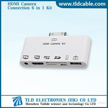 hdmi camera connection kit 6 in 1 for iPad